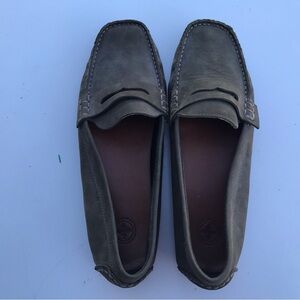 Charleston Shoe Co. Suede Loafers Tradd Olive Suede
